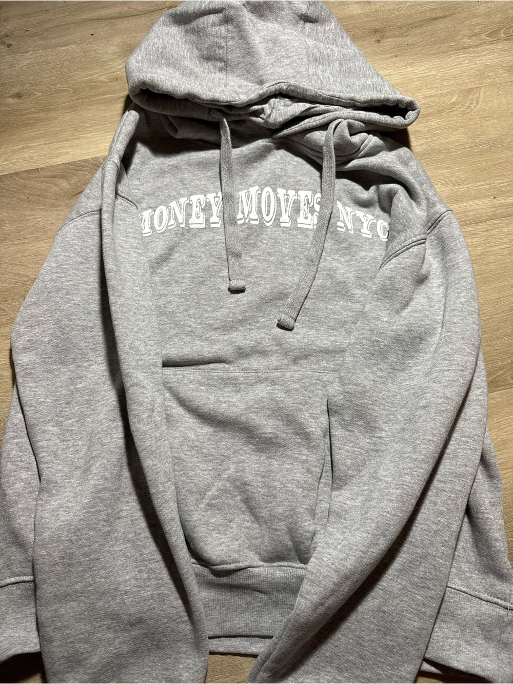 Money Moves NYC Gray Men's Hoodie